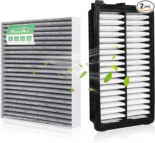 Engine&Cabin Air Filter for Tucson&Santa Cruz 2022-2026, Santa Fe&Sorento 2021-2026, Sonata 2020-2026, (Not for hybrid!) Air filter Replacement 97133L1000 28113L1000 Automotive Accessories