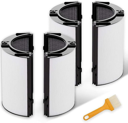 2 Pack Replacement Filter for Dyson Air Purifier TP10 TP7A TP06 TP09 TP07 HP07 HP06 HP09 HP10 PH01 PH02, 2-in-1 360° Combi Glass HEPA & Carbon Filter, #965432-01, for Dyson Pure Cool Hot Fan