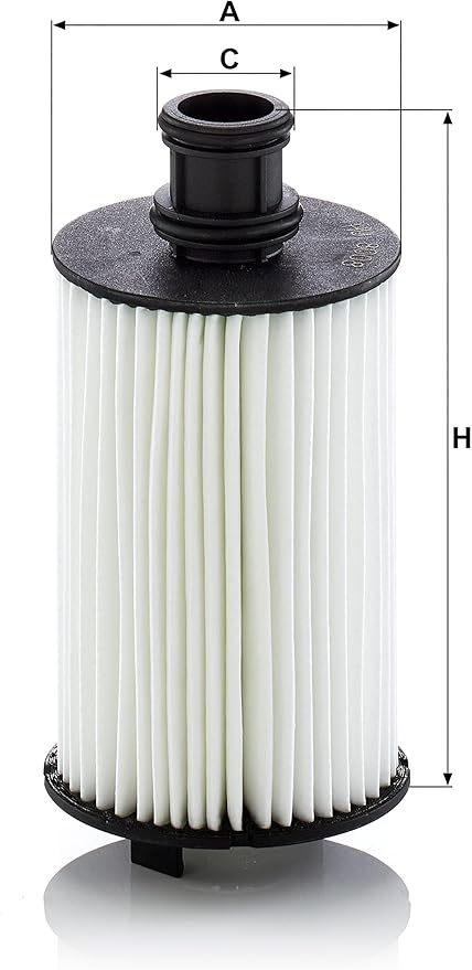 Mann Filter HU 8008 z Cartridge Oil Filter Replacement Compatible With Land Rover Defender 110, Defender 130, Defender 90, Range Rover, Range Rover Sport, JAGUAR F-Pace, F-Type