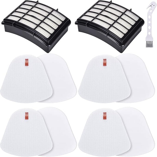 Leadaybetter Vacuum Filter Replacement for Shark Navigator Lift Away Deluxe NV350 NV351 NV352 NV355 NV356E NV360 NV370 UV440 UV540 CU500 ZU503AMZ Models, Parts XFF350 & XHF350, 2 + 4 Pack Filters