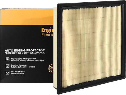 Engine Air Filter Replacement 17801-31130 Replacement for Toyota, Dodge, Jeep & Lexus Models - Camry, Highlander, Avalon, Sienna, Durango, Grand Cherokee, ES350, NX300, RX350, CA10755
