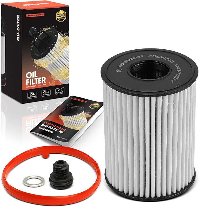 A-Premium 20K Miles Upgrated Protection Oil Filter Compatible with Hyundai & Kia Models - Sonata, Sorento, Santa Fe, Sportage, Tucson, K5, Santa Cruz