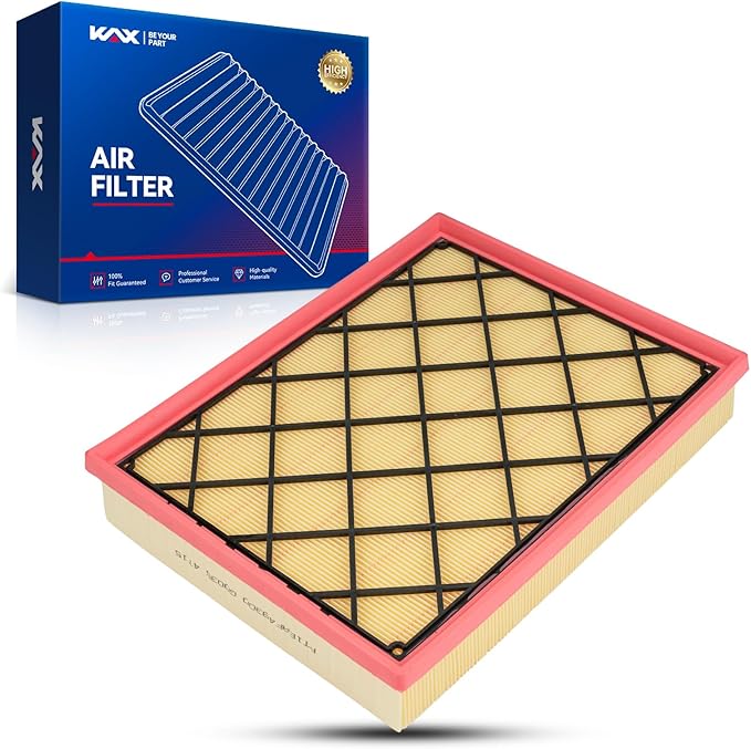 KAX Engine Air Filter, CA12535 Replacement for Ford Ranger 2019 2020 2021 2022 2023, Advanced Air Filter Media, Increased Acceleration