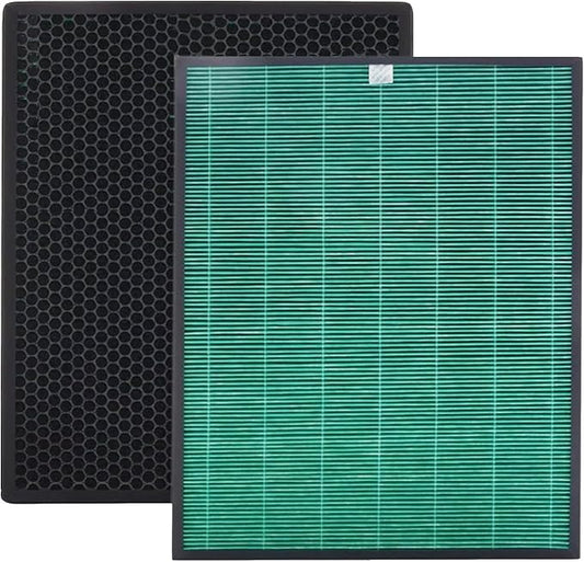 Airmega 230 Filter True HEPA for Coway Airmega 230/240 Air Purifier (AP-1821F) with Max 2 Green HEPA and Active Carbon Clean Dust Hair - Used for Home Large Room - 2 Pack Part # 3111151