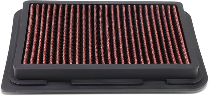 DNA Motoring AFPN-103-RD Drop In Panel Air Filter [For 07-17 Yaris Corolla/Scion xD iM],Red