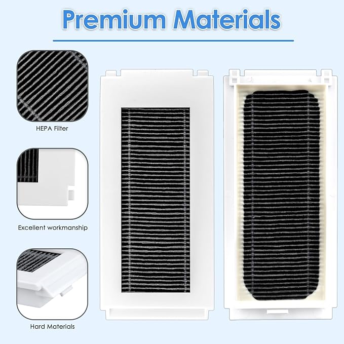 (6 Pack) N30 Omni HEPA Filters Replacement Parts Compatible with ECOVACS DEEBOT N30 Omni / N30 Pro Omni Robot Vacuum Cleaner, Filters Accessories Kit