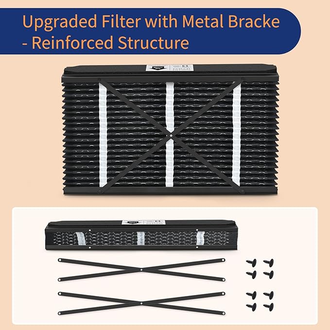 413CBN Replacement Filter Compatible with AprilAire Air Purifier Models 1410 1610 2410 2416 3410 4400 413 410, Merv 13 Whole House Furnace Filters 16×25×4, 1-Pack