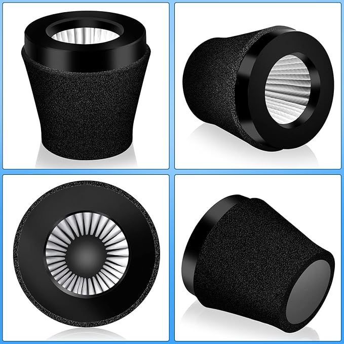Leadaybetter 4 Pack Replacement Filter for Dirt Devil Scorpion Handheld Vacuum Cleaner Models F117 SD20005RED, SD30025B & BD22025, Compare to Parts AD40117