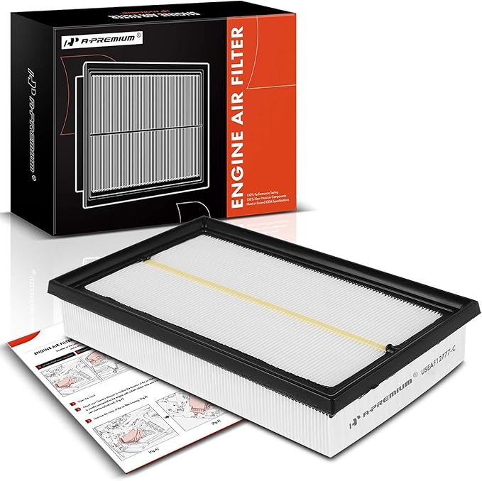 A-Premium Front Engine Air Filter Compatible with Volkswagen Jetta 2019-2023, Golf 2019-2021, Golf SportWagen 2019, Taos 2022-2023, 1.4L 1.5L