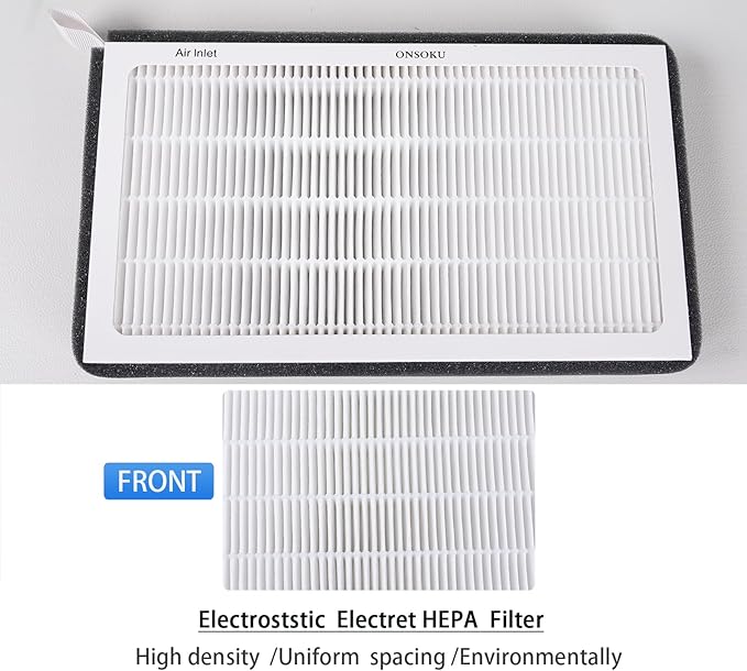 ModelY Model3 Cabin Air Filter HEPA Air Filter with Activated Carbon Air Conditioning Filter (set of 2) For Tesla Model Y Model 3 2016-2025 Accessories