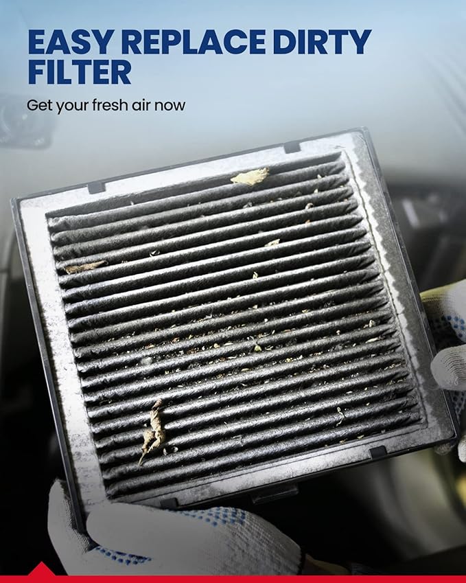 KAX Cabin Air Filter with Activated Carbon, CF10547 Replacement for Edge 2007-2015, MKX 2007-2018, CX-9 2007-2015