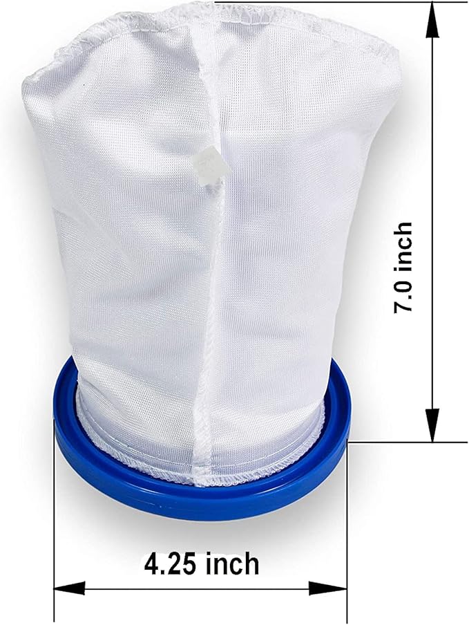 ATIE Handheld Pool Vacuum Cleaner Sand & Silt Filter Bag - Compatible with Pool Blaster Max and Catfish Ultra Pool Vacuum Sand & Silt Filter Bag P30X022SS/ PBW022SS (2 Pack)