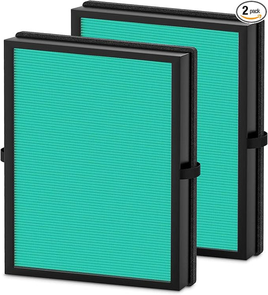 2Pack MK04 Air Filter Replacement for AROEVE MK04 MG04JH Air Purifier for Home Pet Dander Hair. 4 in 1 H13 HEPA Air Filter for MK04 Pet Filter Suitable-Pet Dander Version