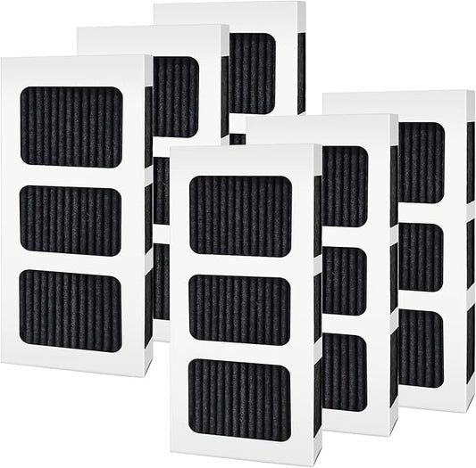 GLACIER FRESH Replacement for Frigidaire Refrigerator Air Filter, Compatible with PAULTRA2, Pureair Ultra 2, Pure Air Ultra 2, Pureair Ultra ii, Electrolux 242047805, 5303918847, EAP12364179(6 Pack)