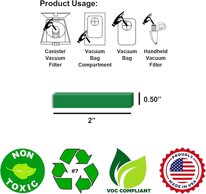 Vacuum Stix, Vacuum Deodorizer & Air Freshener Sticks for All Vacuums, Long-Lasting Vacuum Cleaner Deodorizer, Non-Toxic, Made in USA (4-Pack (16 Stix), Mountain Air)