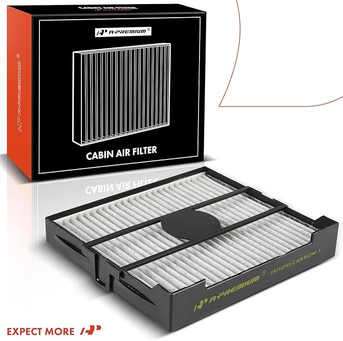 A-Premium Cabin Air Filter with Activated Carbon Compatible with Subaru Forester 2003 2004 2005 2006 2007 2008, 2.5L, AWD, Replace# G3010SA100, 72880SA000