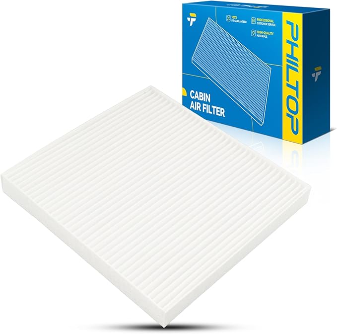 PHILTOP Cabin Air Filter w/Activated Carbon, Compatible with CF12968 Kia Carnival 2022 2023 2024 2025 2026, Filter Up Dust Pollen Odor