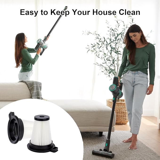 Replacement Filters for Wyze Cordless Vacuum Cleaner - Vacuum Accessories Parts,4 Pack