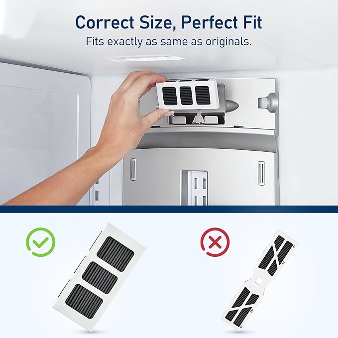 PWF-1 FPPWFU01 Water Filter & PureAir Ultra II PAULTRA2 Air Filter Combo, Compatible with Frigidaire FRIGCOMBO13, FRSS26L3AF, FRSS2333AS, FRSC2333AS, FRSS2323AB, 1 Combo