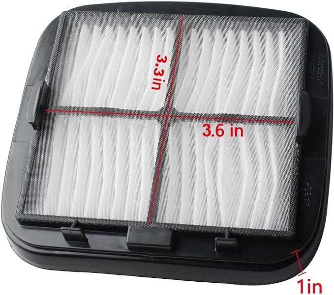 97D5 Filter Compatiable with Bis-sell Cleanview Pet & Hand Vac Multi-Level Filter, Replace Part # 203-1432 2031432 203-7416, 2037416 (4 Packs)