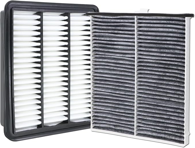 CA12167 Engine Air Filter and CF11811 Cabin Air Filter kit Compatible with 2019-2024 CX-5 2.5L Turbo Only 2018-2021 Mazda 6 2.5L Turbo Only Replaces PA99223 PY8W133A0 KD45-61-J6X