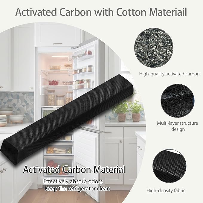7236280 Active AirClean Filter Compatible with Miele Refrigerator, Odor-Absorbing Activated Carbon Air Filter Replacement for Refrigerators & Freezers