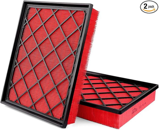 2-Pack Engine Air Filter Fits for Ford Ranger 2.3L 2019-2023 Air Filter Replacement EB3G-9601AA EB3Z-9601B Car Accessories