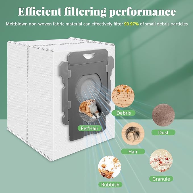 12 Pack Vacuum Bags Replacement for iRobot Roomba i7+, i8+, i3+, i4+, i5+, i6+, i1+, s9+, s9 Plus, Combo j8+, j9+,10 Max, 105, 705, i, s, j, Essential Series Clean Base Automatic Dirt Disposal Bags