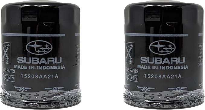 Subaru Engine Oil Filter & Crush Washer Kit (1, 2, 3, 6, 12 pks available) Outback Legacy Impreza Forester XV Crosstrek Ascent 15208AA21A 803916010 (2 Pack)