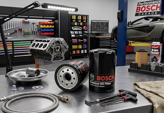 BOSCH 3311 Premium Oil Filter With FILTECH Filtration Technology - Compatible With Select Chevrolet, Geo, Lexus, Pontiac, Scion, Toyota + More