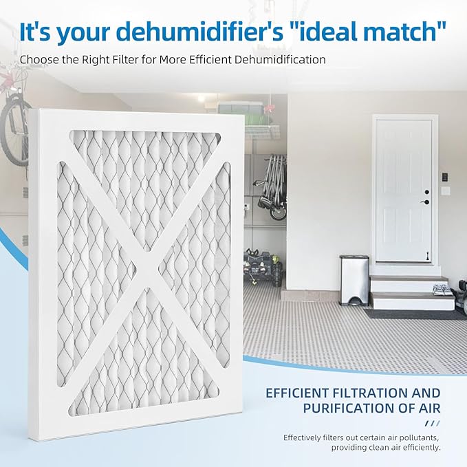 MERV 11 Dehumidifier Filter Replacement Compatible with Honeywell TrueDRY DH65 DR65, Part 50049537-002/U, 50049537-005,4 Pack