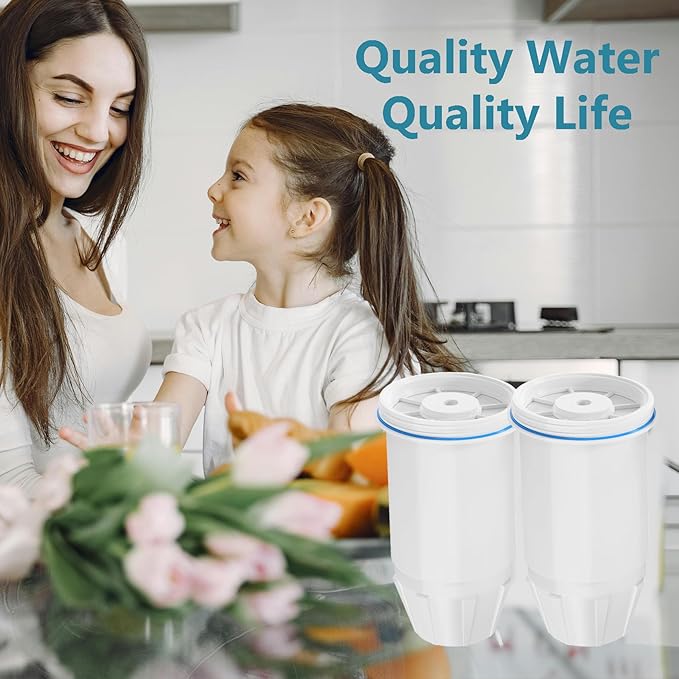Water Filter Replacement for zero Pitchers and Dispenser,fit for ZR-001 ZR-004 ZP-006 ZR-017 ZS-008 Filters, Multi-Stage Filter System Reduce Lead, Chromium, PFOA/PFOS and TDS, 2pack,by Cobectal