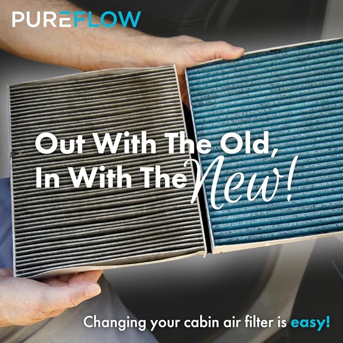 PureFlow Cabin Air Filter PC99374X | Fits 2017-2024 Nissan Kicks, 2020-2025 Versa, 2021-2024 Renault Duster, 2020-2024 Nissan V-Drive, 2025 Kicks Play, 2023 Kicks e-Power