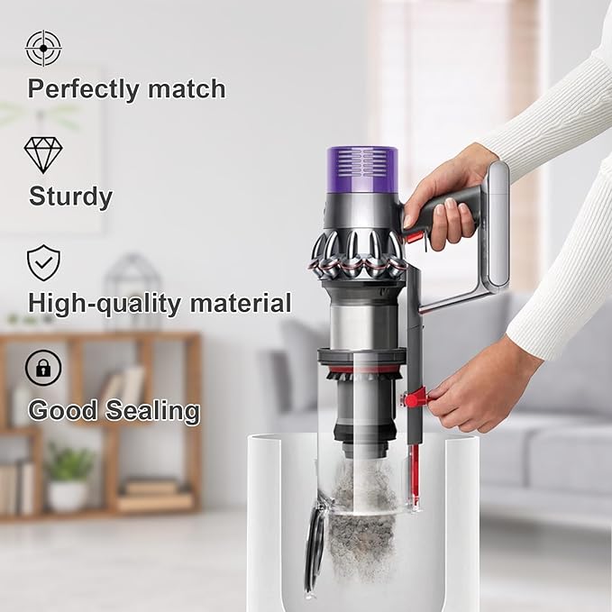 7.79in Large Bin Replacement and Filter for Dyson V10 SV12 Animal and Absolute Models, Large Bin No.969509-01 and Filter Part No. 969082-01 for Absolute/Animal/Animal Extar/Total Clean