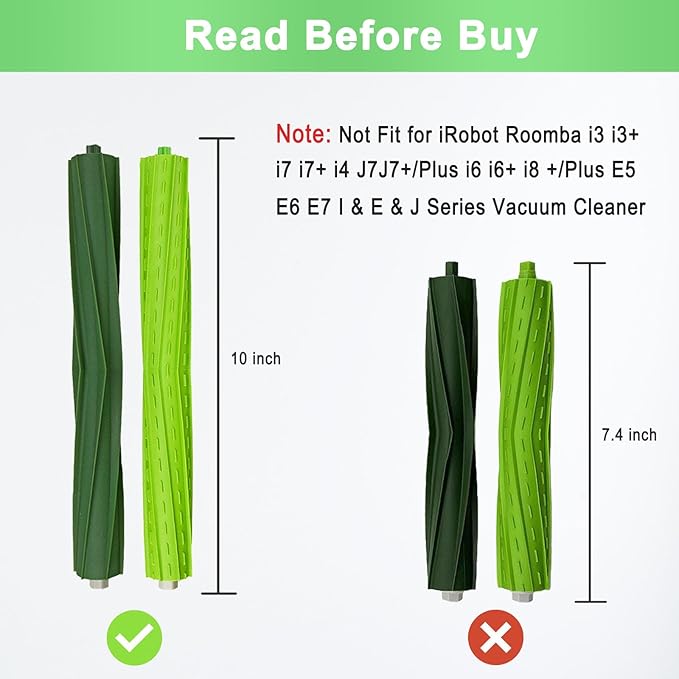 9 Pack Roomba s9 Replacement Parts Compatible for iRobot Roomba s9+ (9550) S9 (9150) Robot Vacuum Cleaner, 1 Set Rubber Brush,4 Filters,4 Side Brushes
