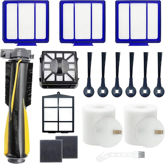 Replacement Parts for Shark IQ RV1001AE, Shark AV911S EZ, AV1010AE RV1000 RV1001 AV970 AV993 AV1002AE UR1000SR UR1005AE Robot Vacuum Cleaner Accessories Kit,Main Brush,Filters,Side Brushes,Pre Filter