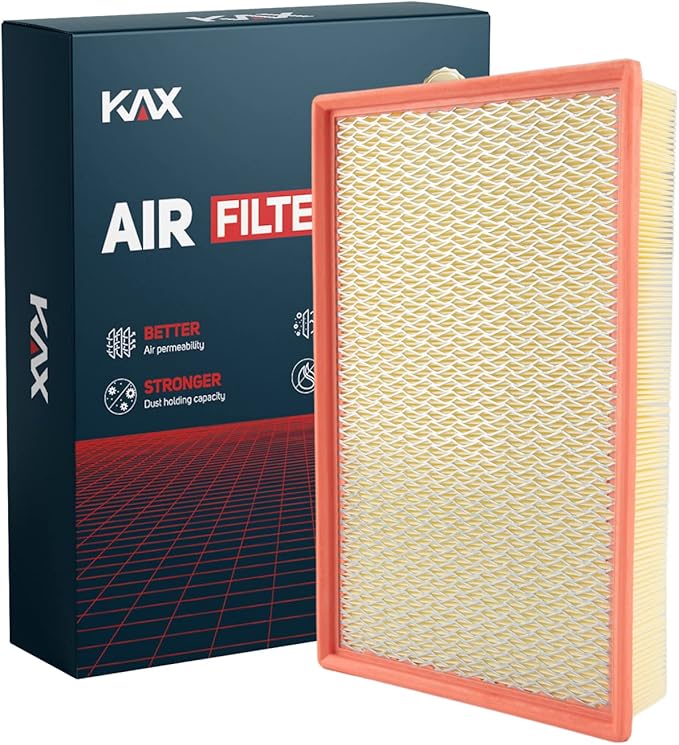 KAX Engine Air Filter, CA9401 Replacement for Ram 1500 2011-2018 2002-2010, Ram 2500 2003-2010, Ram 1500 Classic 2019-2023, Advanced Air Filter Media, Increased Acceleration