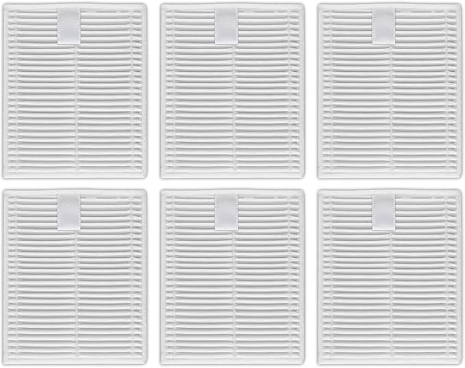 (6 Pack) Q7 M5/ M5+ Replacement HEPA Filters Compatible with Roborock Q7 L5/ Q7 L5+ Robot Vacuum, Accessories Kit, Upright Filter, Vacuum Filters, Canister Filters