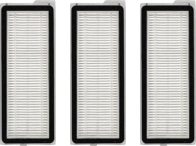 (3 Pack) QV 35A QV 35S Q Revo S Replacement HEPA Filter for Roborock QV 35A, QV 35S, Qrevo S, Qrevo Pro, Qrevo MaxV, Qrevo Plus, Qrevo Edge, Qrevo Curv, Filter Accessories Kit (NOT FOR Q Revo)