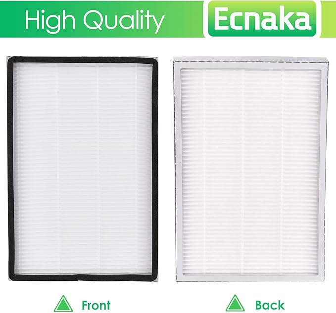 4 Pack 86889 HEPA Media Filter Replacement for Sears Kenmore EF-1, 86889, 20-86889, 40324, 53295, KC38KCEN1000 Canister and Upright Vacuum Cleaner, Also For Panasonic Part MC-V199H