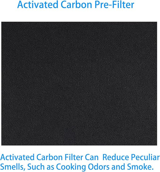D480 Replacement Filter D4 Compatible with Winix D480 Air Purifier, H13 True HEPA Filter+ 4 Pack Activated Carbon Filters, Item Number 1712-0100-00