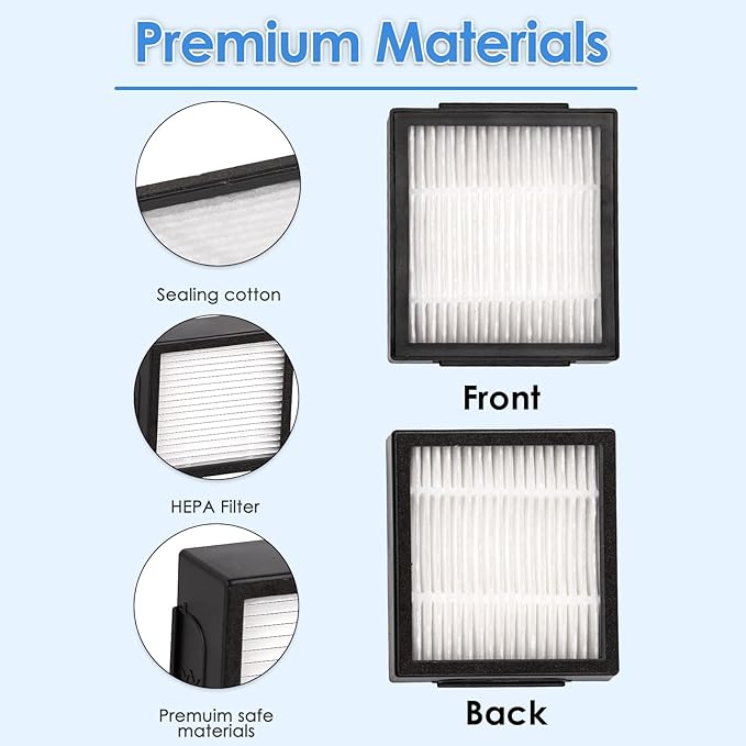 (7 Pack) Replacement HEPA Filter for iRobot Roomba Combo J7+/ Combo J9+/ Combo 10 Max | Vacuum Cleaner Accessories 【NOT FOR Roomba j7+/ Roomba j9+】