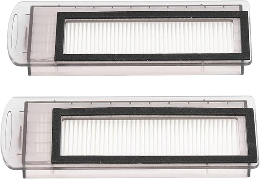 Acouto Filter Kit, 2Pcs Robot Vacuum Cleaner Filter Replacement Sweeper Filters Screen Vacuum Filter Replacement for J1 J2