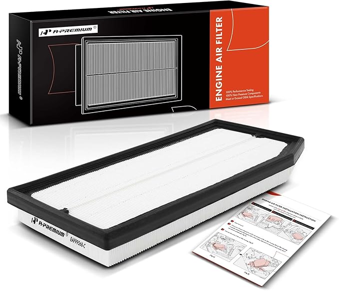 A-Premium Engine Air Filter Compatible with Mercedes-Benz Models - C300 2019-2022, E350 2020-2023, GLC300 2020-2022, GLE350 2020-2023 - L4 2.0L
