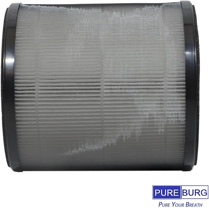 PUREBURG Replacement Filter Compatible with Coway AIRMEGA 50 Air Purifier,2-Pack H13 HEPA Activated Carbon 3-Stage Filtration Air Clean Dust VOCs Odor