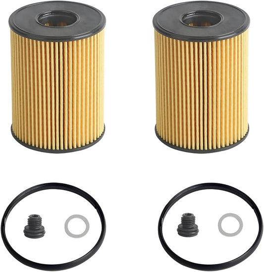 26350-2S000 Oil Filter Fits for 2020-2023 Hyundai Tucson Sonata Santa Kia Sorento K5 2.5L Engine Replaces# 263502S000 (2 Pcs)