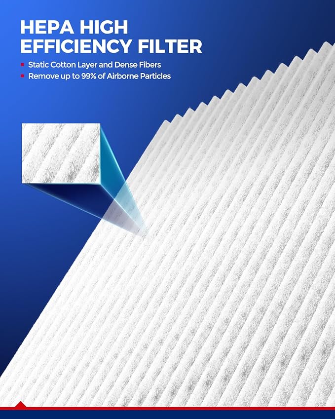 KAX Engine & Cabin Air Filter Kit, Replacement for Ford Edge 2007-2014, Lincoln MKX 2007-2015, Mazda CX-9 2007-2015, Replace# CA10242 CF10547