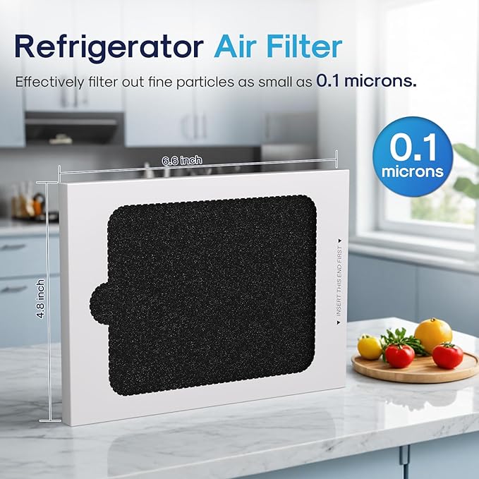 EAFCBF Refrigerator Air Filter, Replacement for Pure Air Ultra EAFCBF, 24204780, PAULTRA, SCPUREAIR2PK, 242061001, 241754002, PS1993820, 7241754001, 3Pack
