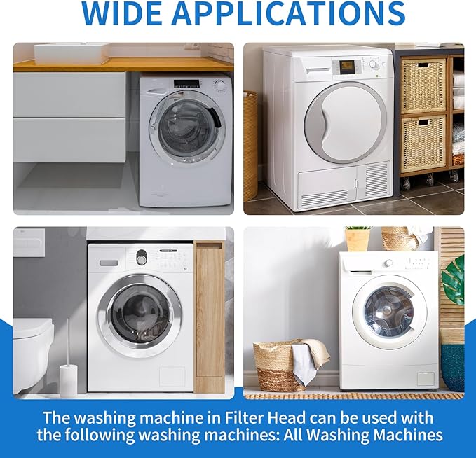 Washing Machine Water Filter, Washing Machine Metal Filters Made of aluminum alloy, for Most Standard Washing Machine Connections