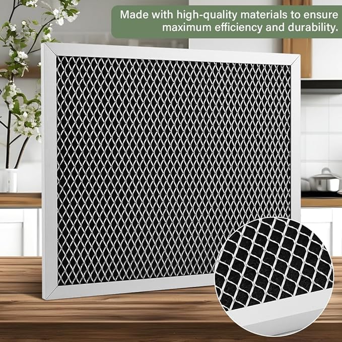 Range Hood Filter Replacement for Broan Nutone 41F, 97007696, 97005687, 10.5 x 8.74 Inch Aluminum Grease Vent Hood, Easy-Install Vent Cover for Stove Exhaust & Kitchen Air Purification